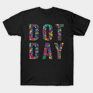 Happy International Dot Day 2022 Colorful Polka Dot Boy Kids T-Shirt